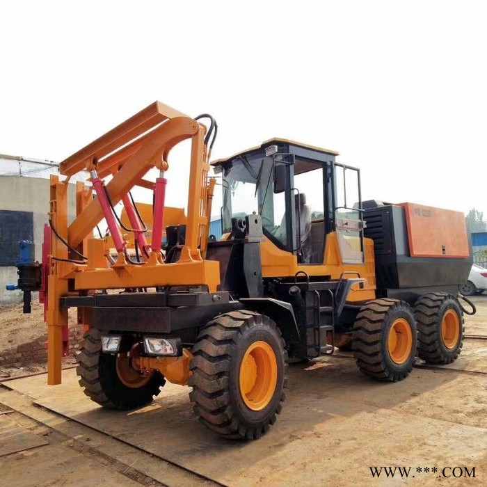 公路打桩机厂家 公路护栏管桩打桩的专用 公路护栏拔桩机图7
