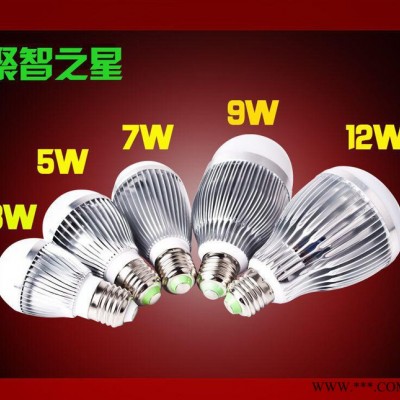 直销LED泡灯9W高亮度5730灯珠工厂商场车间节能灯泡改造