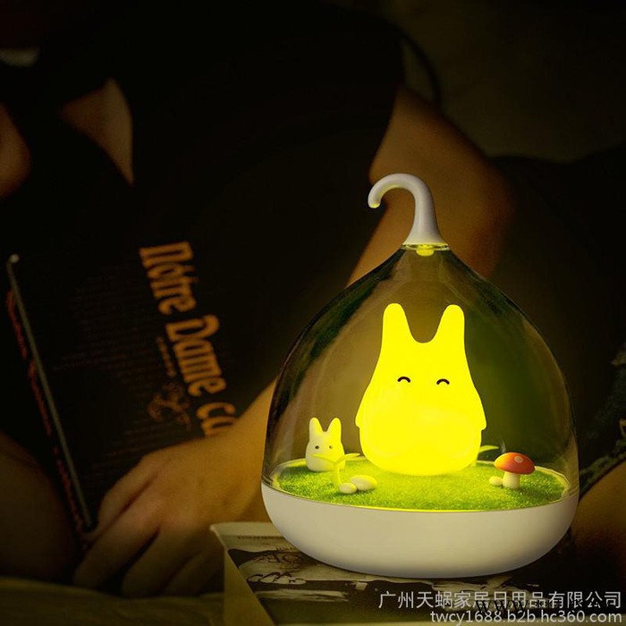 天蜗创意奇幻精灵振动感应小夜灯usb充电台灯氛围灯新奇特节能灯图7