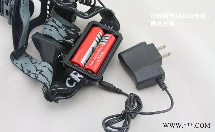 直销 T6头灯 LED强光铝合金探照矿灯 头戴式照明探照矿灯图2