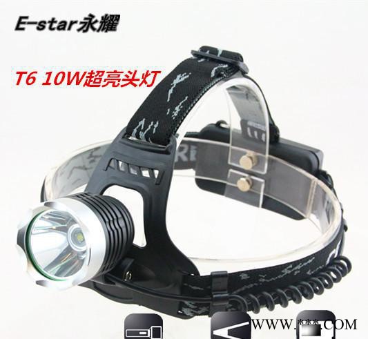 直销 T6头灯 LED强光铝合金探照矿灯 头戴式照明探照矿灯图3
