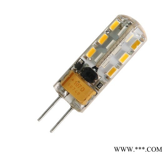 供应G4 LED灯珠12V 插脚 高亮 低压 水晶灯节能灯光源 灯泡220V