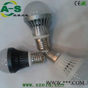 供应LED球泡灯、LED节能灯泡、LED压铸球泡灯、3W LED球泡灯图2