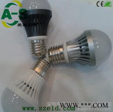 供应LED球泡灯、LED节能灯泡、LED压铸球泡灯、3W LED球泡灯图3