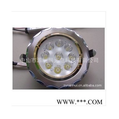 新款连体透镜9WLED天花灯 筒灯 9X1W天花灯 家居商业照明灯具