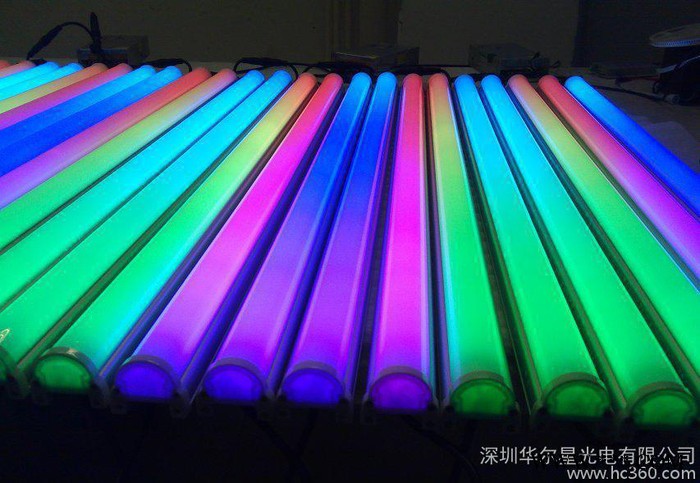LED护栏管 12w内控护栏管 单黄单白护拦管 5050le图1
