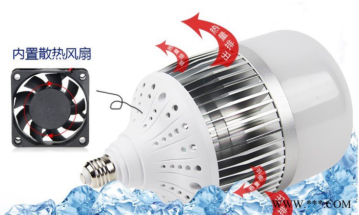 LED大功率节能灯泡超亮球泡灯50W80W100W150W工厂灯LED工矿灯具led灯厂房灯LED灯泡工厂照明图3