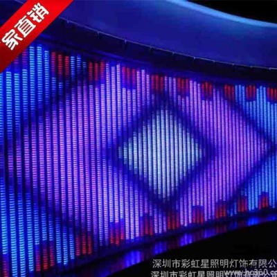 特价外控led六段护栏管 全彩轮廓灯 108珠高亮护栏管
