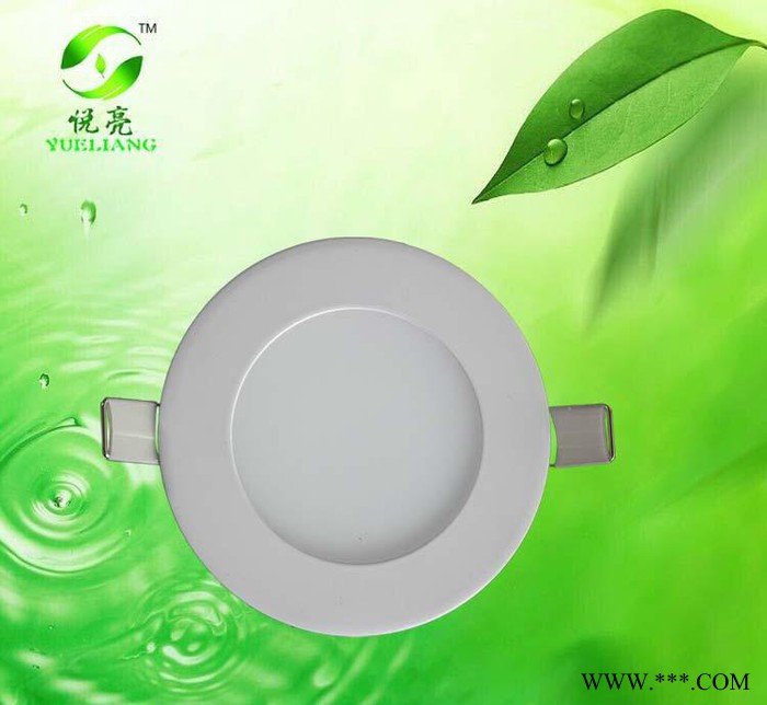 LED面板灯深圳直销办公家居照明18W白色圆形LED超薄筒灯图3