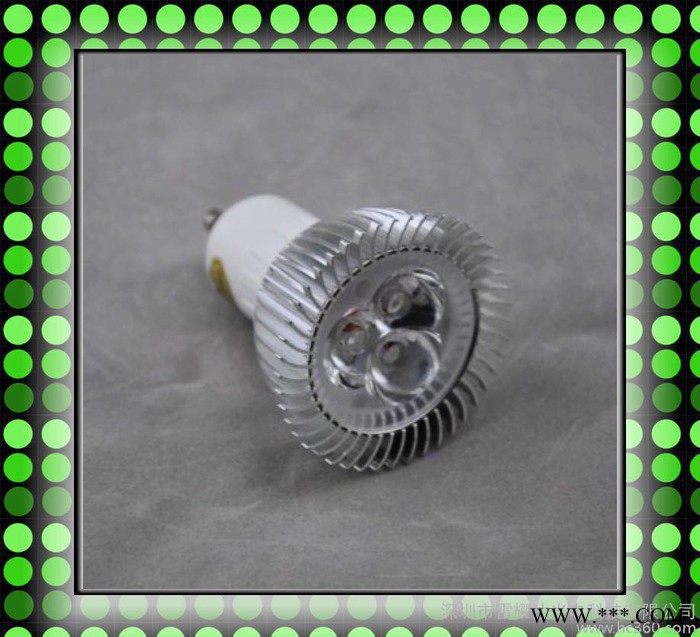 LED贴片灯杯3W射灯GU10 12V LED节能灯射灯光源图3