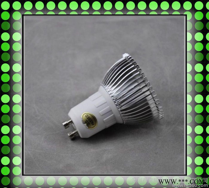 LED贴片灯杯3W射灯GU10 12V LED节能灯射灯光源图2