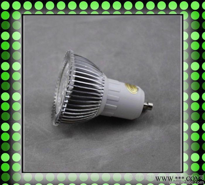 LED贴片灯杯3W射灯GU10 12V LED节能灯射灯光源图1