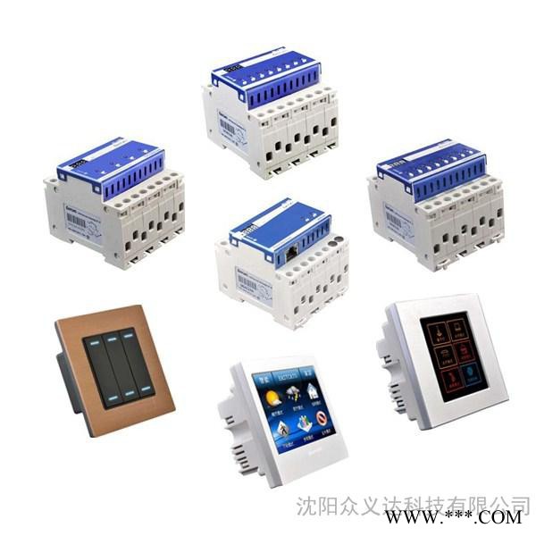 智能家居-智能照明系统 智能开关 主机 电源模块 开关模块 窗帘模块 调光模块 触控面板 场景面板图3