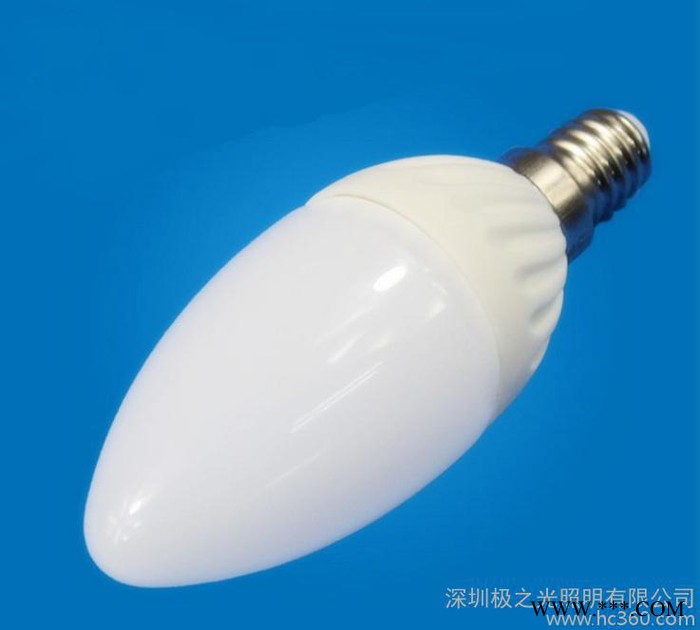 定制   高品质3w陶瓷尖泡灯LED蜡烛灯LED节能灯LE图3