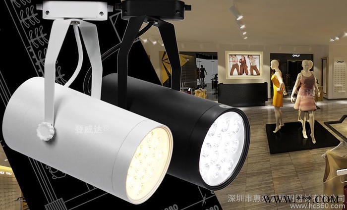 供应高端LED品牌 惠尔乐 LED橱窗展厅背景灯 ，LED服装店节能灯图1