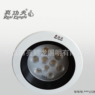 新款9W天花灯LED大功率防眩高光天花灯节能灯客厅灯万向室内照明