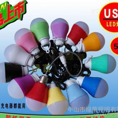usb灯5V6Vled节能灯野营户外应急照明太阳能移动电源充