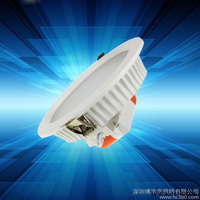LED灯LED节能灯LED筒灯 LED车铝天花筒灯24W8寸 筒灯**图1