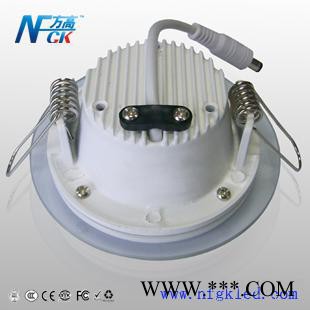 供应方高照明LED筒灯5W 玻璃外环筒灯10W 15W COB筒灯家居面板灯图2