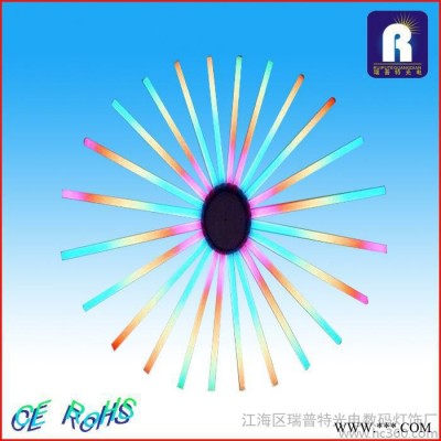 长期供应  1M真六段数码护栏管 外控护栏管 七彩LED护栏管