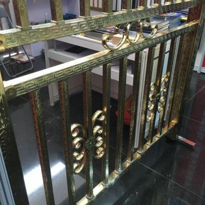 不锈钢异型管，制品管，立柱扶手管，别墅护栏管，小区护栏管， 不锈钢管，201 304 不锈钢镀色护栏管**