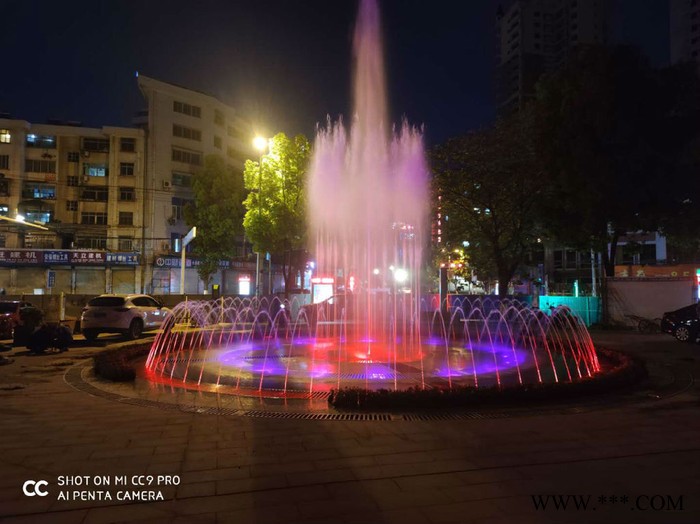 喷泉设备 水池灯光 喷雾 水榭图8