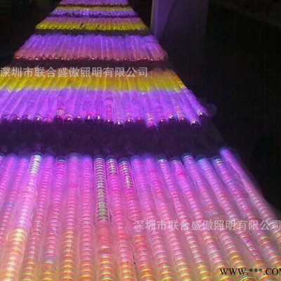 LED护栏管，LED室外亮化灯具七彩、全彩数码管，质保两年，