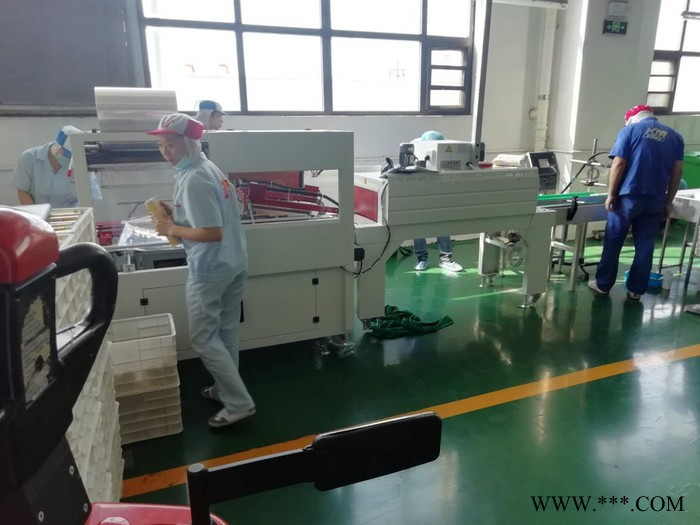 洗发膏洗衣液日用品热收缩机 全自动洗衣粉封切机 日光灯管灯具套袋包装机图4