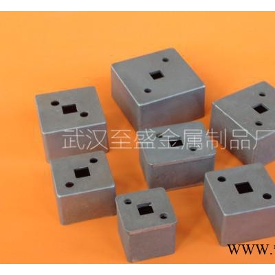 锌钢护栏压铸铝配件 外接头 护栏管材外接连接件