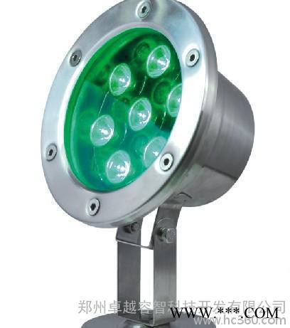 卓越容智 LED大功率 水底灯 喷泉灯 水池灯 水景灯 喷泉led七彩|水下灯 led大功率水底灯