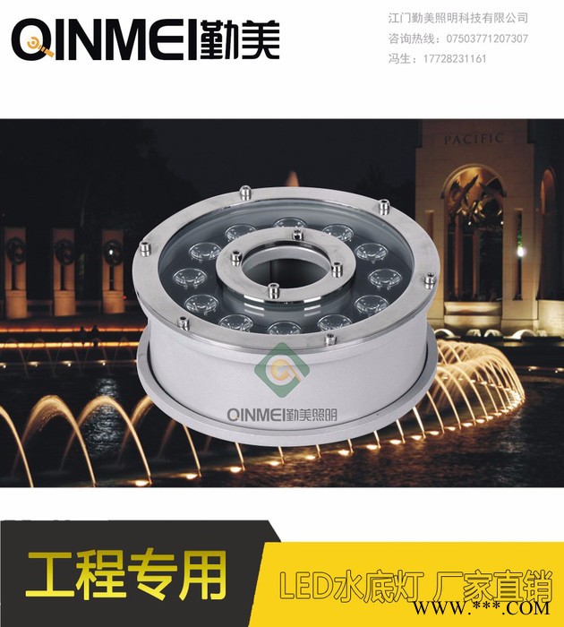 勤美照明QM-SDD09A 七彩变色水池灯图2