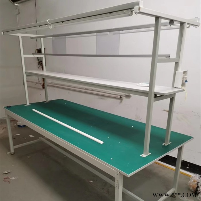 泉州带日光灯工作台 汕尾简易工作台图5