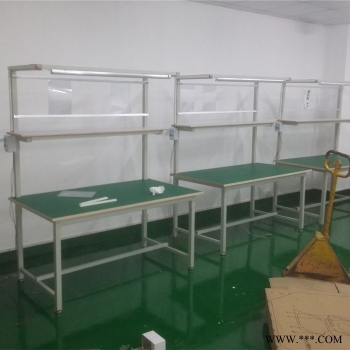 泉州带日光灯工作台 汕尾简易工作台图4