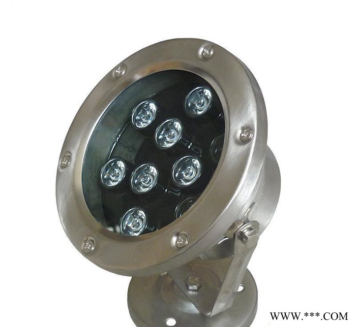 9W水底灯 LED水下灯 喷泉灯 LED水池灯 防水**图3