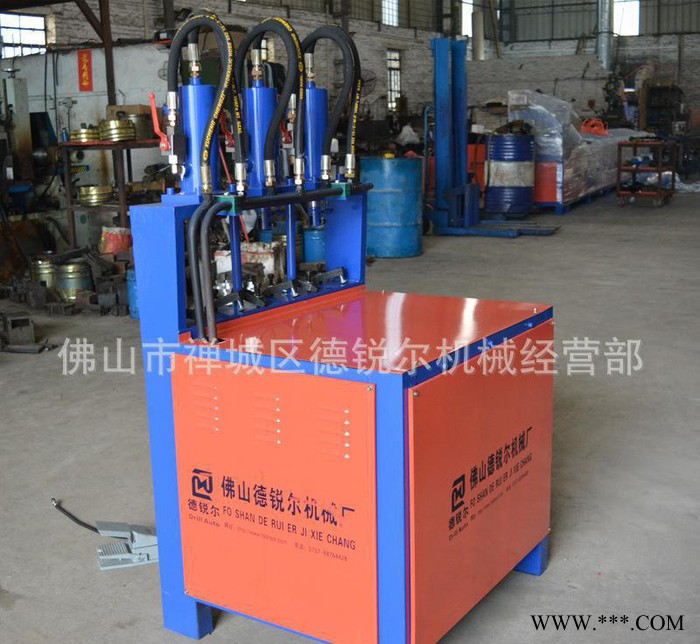 护栏专用管材冲床 直销 锌钢护栏管材冲孔设备图2