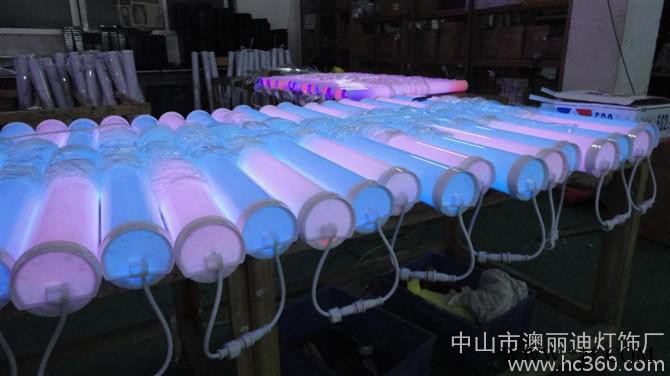 供应AOLIDI-LED护栏管六段 七彩外控数码管 六段护栏灯 轮廓灯 造型灯 **质保三年
