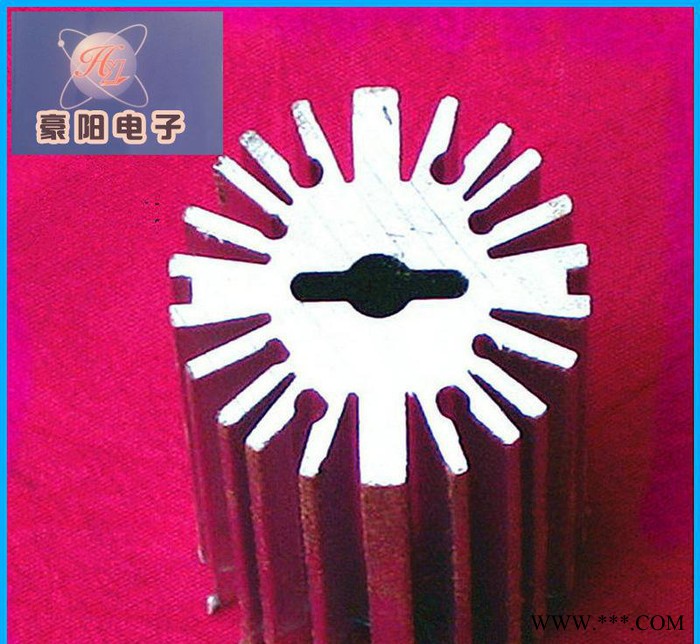直销 太阳花LED散热器 大功率LED日光灯散热器图3