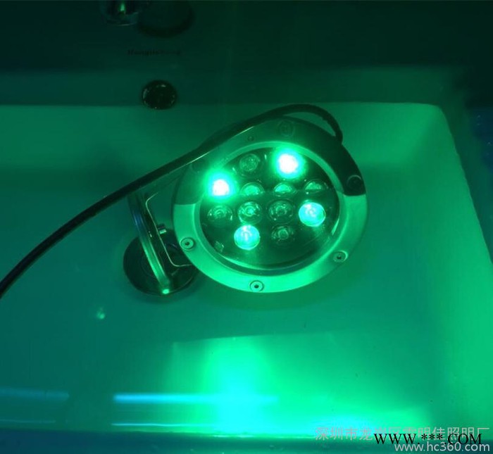 LED水底灯304不锈钢24v 3w5w6w7w9w12w1图1