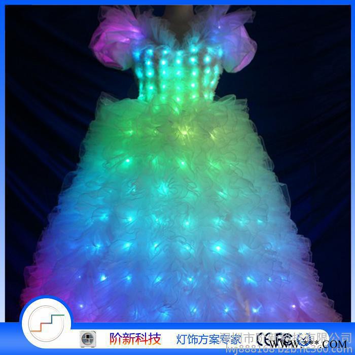 LED阶新-WS2812B灯条IC封装在灯珠内-5mm宽一米60段60灯 白板幻彩跑马灯条 全彩软灯条图4