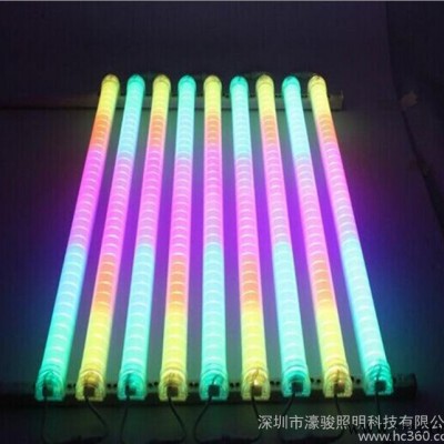 LED护栏管单色内控外控六段广告招牌灯轮廓跑马灯高低压