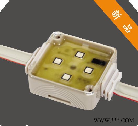 品卓 led点光源 内控七彩单色 户外防水跑马灯 楼体4公分