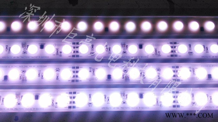 巨亮智能内控线条灯 断点续传跑马灯 楼体亮化轮廓装饰灯 防水硬灯条 5050贴片线条灯图7