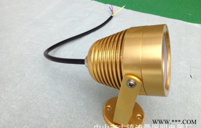 3W水下灯 LED水底灯 土豪金小射灯  大气 防水卓越图3