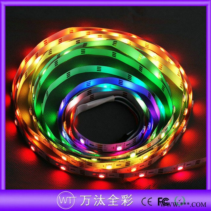 万汰科技-5050灯珠内置IC2811一米30灯幻彩跑马灯条 WS2812B/SK6812图3