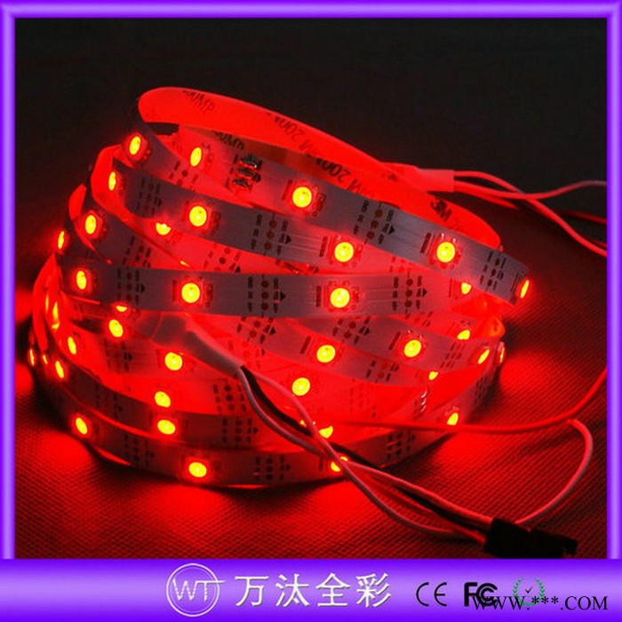 万汰科技-5050灯珠内置IC2811一米30灯幻彩跑马灯条 WS2812B/SK6812图2