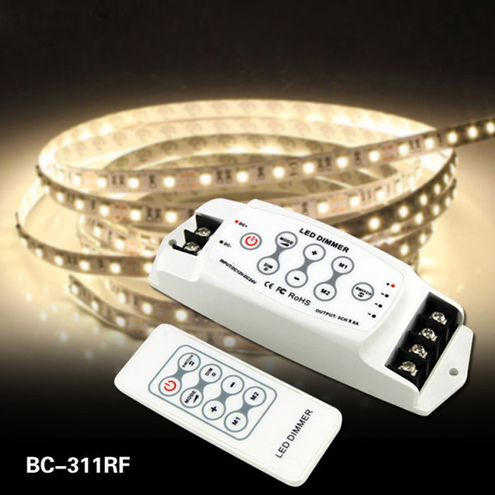 供应缤彩科技BC-311RF 3路频闪跑马灯调光控制器 LED单色调光器图3
