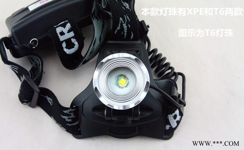 Y-M02强光探照矿灯T6头灯 直销LED便携自行车头灯 量