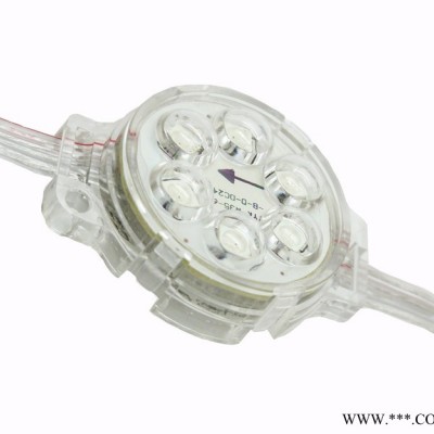 40mm DMX512/UCS1903 全彩5050RGB点光源灯串6灯24V 跑马灯