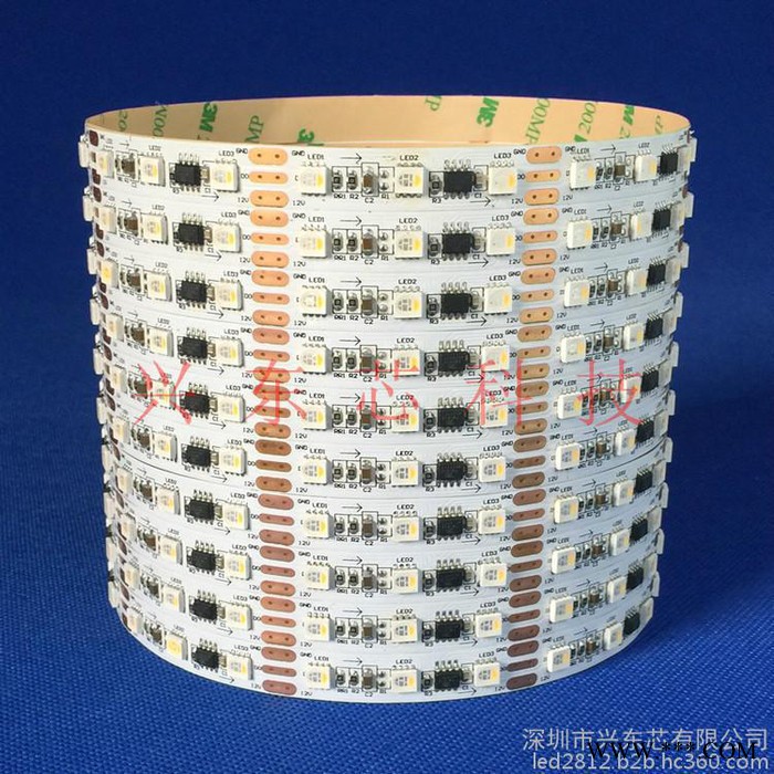 LEDRGBW4合一幻彩灯条，TM1814IC控制，数字编程追逐流水跑马灯条图5