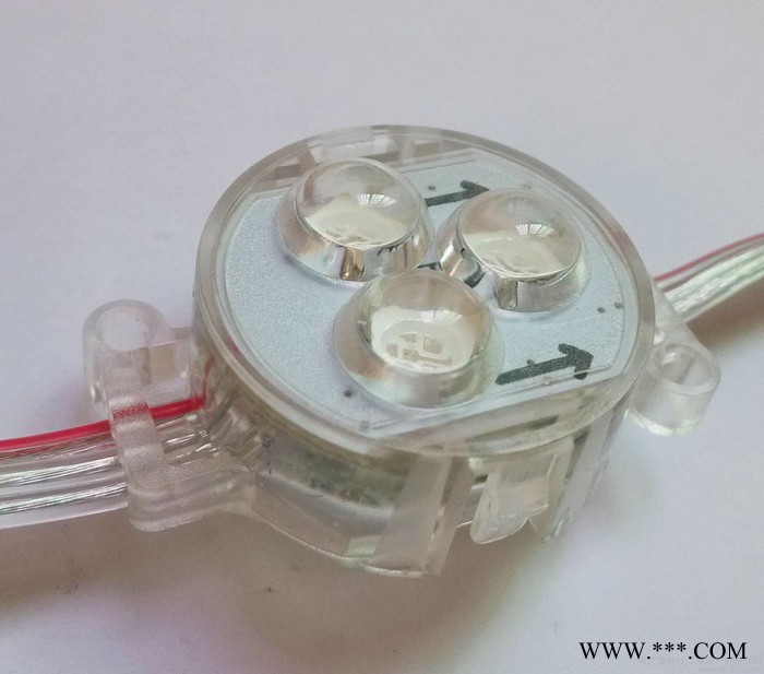 LED点光源3cm外控全彩单色点光源防水灯户外跑马灯装饰灯穿